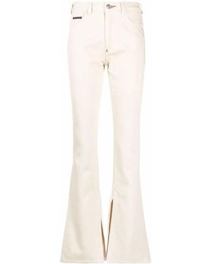 Philipp Plein High-Waisted Flared Jeans - Multicolor