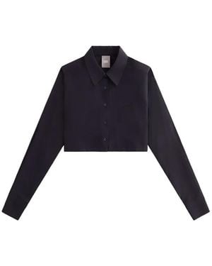 Kith Cropped Button-Down Shirt - Blue