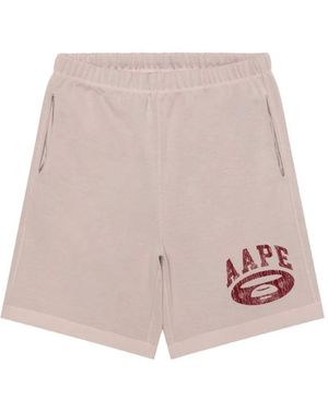 Aape By A Bathing Ape Camouflage-Print Reversible Shorts - Pink