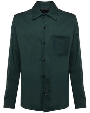 Giuliano Galiano Chemise À Poches Multiples - Green