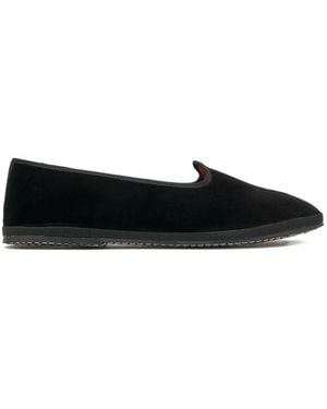 Capulet Velvet Loafers - Black
