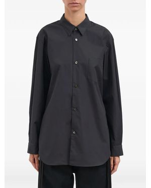 Junya Watanabe Cotton Poplin Shirt - Black