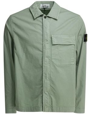 Stone Island Patch Pocket Overshirt - Green
