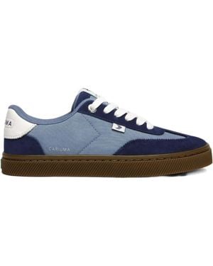CARIUMA Toca Suede-Leather Lace-Up Trainers - Blue