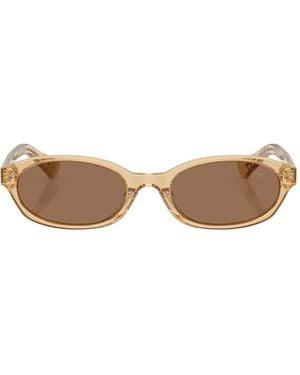 Burberry Gafas De Sol Con Montura Oval - Neutro