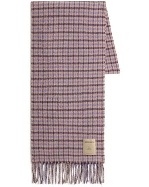 Woolrich Bufanda A Cuadros - Morado