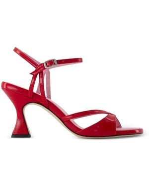 CAREL PARIS Apollo Buckled Sandals - Red