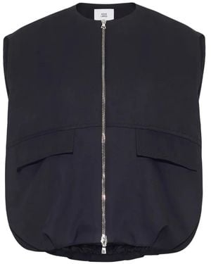 Adam Lippes Ryoshi Zip-Up Vest - Blue