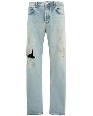 Enfants Riches Deprimes Distressed-Finish Jeans - Blue