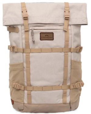Doughnut Paratrooper Happy Camper Strap-Detail Backpack - Natural