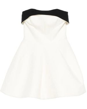 Genny Strapless Panelled Dress - Black