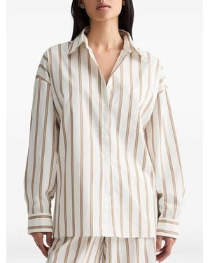 Twp Chemise Something Borrowed À Rayures - White