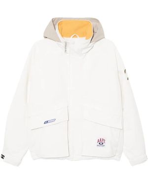 Aape By A Bathing Ape Logo-Patched Jacket - White