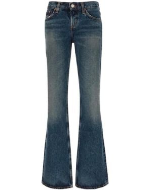 Agolde Faded Flared Jeans - Blue