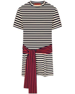 Simon Miller Lottie Striped T-Shirt Dress - White