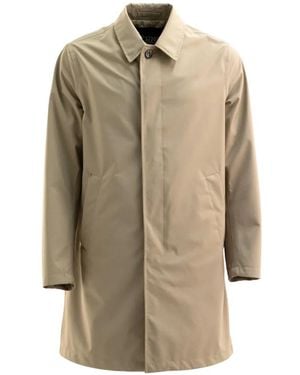 Herno Buttoned Raincoat - Natural