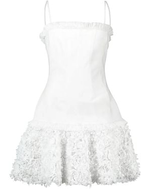 Alexis Amrisa Ruffled Mini Dress - ホワイト