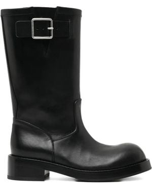 Ann Demeulemeester 45Mm Neldor Engineer Boots - Black