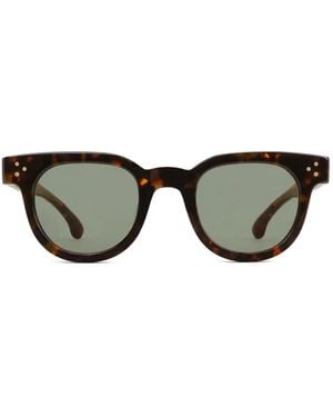 Sporty & Rich Tortoiseshell Round-Frame Sunglasses - Brown