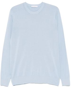Manuel Ritz Pullover Aus Baumwolle - Blau