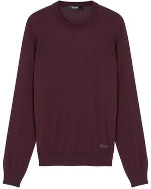 Versace Maglione Girocollo - Viola