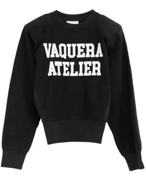 VAQUERA Cotton Sweatshirt - Black