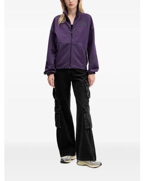 adidas Z.N.E. Logo-Print Sweatshirt - Purple
