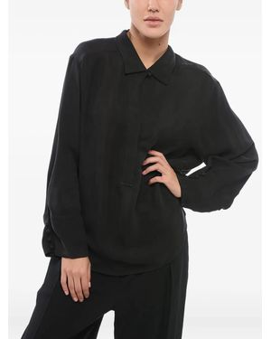 Giorgio Armani Button-Down Collar Shirt - Black