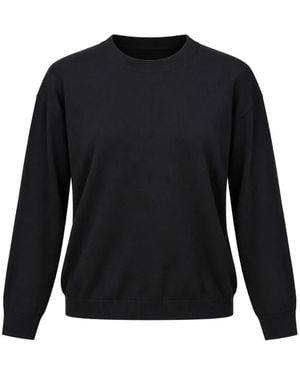 Semicouture Ribbed-Trim Sweater - Black