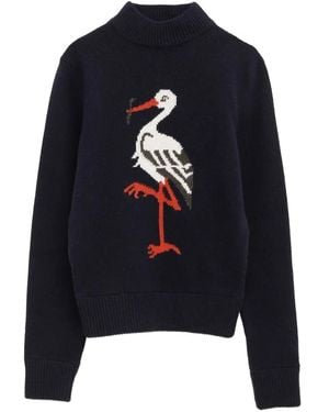Duran Lantink Heron Sweater - ブルー