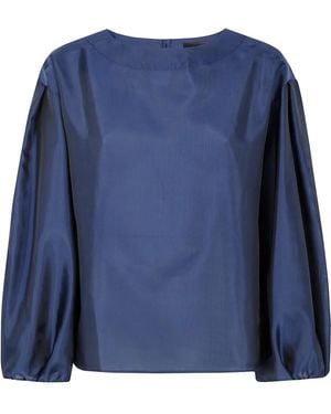 Emporio Armani Long Sleeve Blouse - Blue