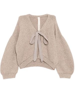 Forme D'expression Rounded Cardigan - Natural