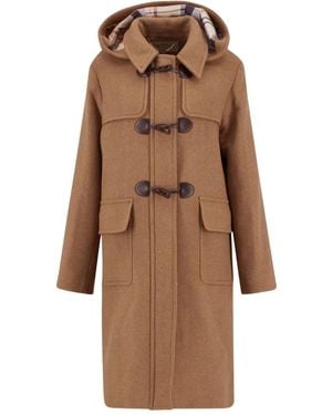 Barbour Montgomery Hooded Coat - Brown