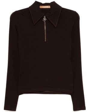 Rejina Pyo Jasmine Polo Top - Black