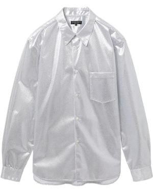 Comme des Garçons Perforated Pocket Shirt - Grey