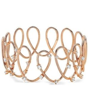 Mattia Cielo 18K Rose Rugiada Diamond Bracelet - White