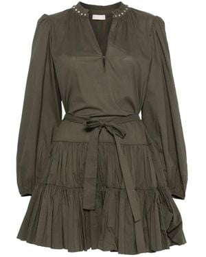 Liu Jo Short Muslin Dress - Green