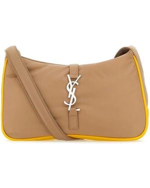 Saint Laurent Cappuccino Econylã¢Â Le 5 Ãâ 7 Shoulder Bag - Brown
