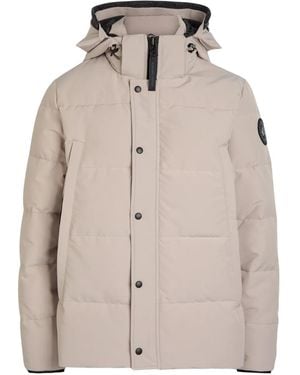 Canada Goose Hooded Padded Jacket - Natural