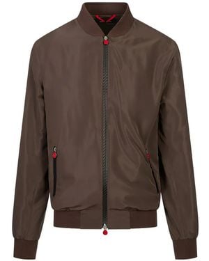 Kiton Sea Zip-Up Bomber Jacket - Brown