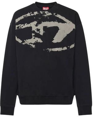 DIESEL S-Boxt Sweatshirt - Black