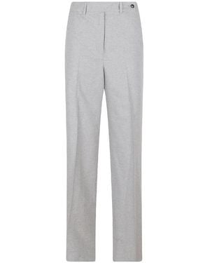 Kiton Straight-Leg Tailored Trousers - Grey