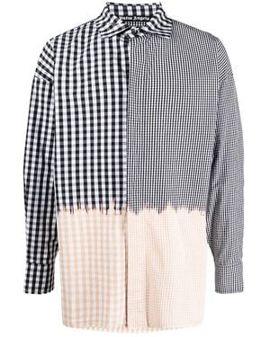 Palm Angels Check-pattern Long-sleeve Shirt - Multicolour