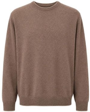 Paul & Shark Crew-Neck Cashmere Sweater - Brown