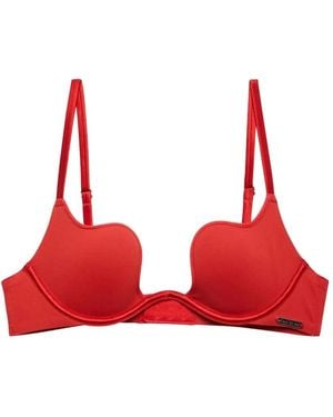 Fleur du Mal U-Plunge Bra - Red