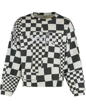 ERL チェッカー スウェットシャツ - ブラック