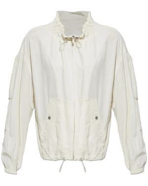 Isabel Marant Plume Oversized Jacket - White