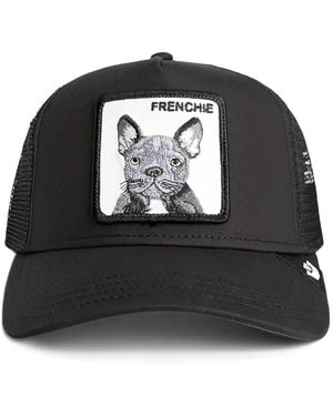 Goorin Bros Mesh-Panel Embroidered-Patch Cap - Black