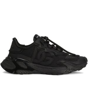 Dolce & Gabbana Day Faster Panelled Trainers - Black