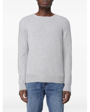 XC Crew-Neck Knitted Jumper - Grey